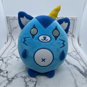 Krew District It’s Funneh Stuffed Animal 10" Blue Plush Limited Edition
